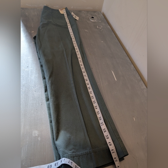 NWT Northern Reelections 100% Cotton Town Pants Leaf/ green Straight leg Sz 10 - Picture 5 of 15